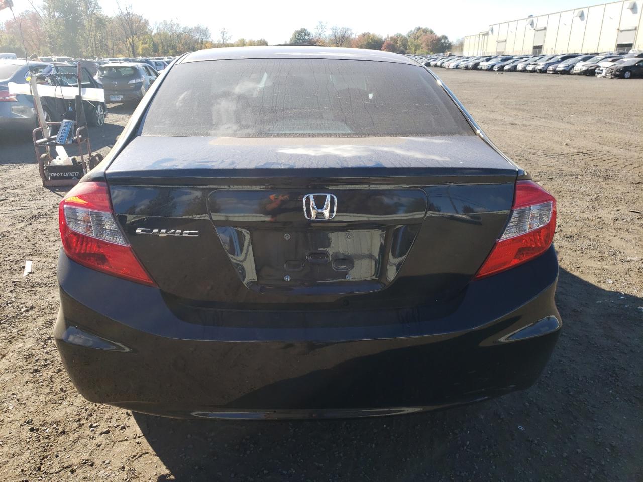 2012 Honda Civic VIN 19XFB2F54CE070115 Copart auction photo, front end damage thumbnail 6