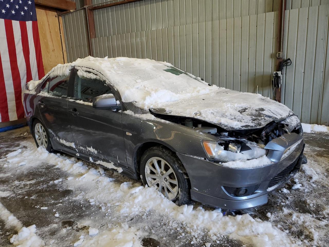 2010 Mitsubishi Lancer VIN JA32U2FU8AU004664 Copart auction photo, front end damage thumbnail 4