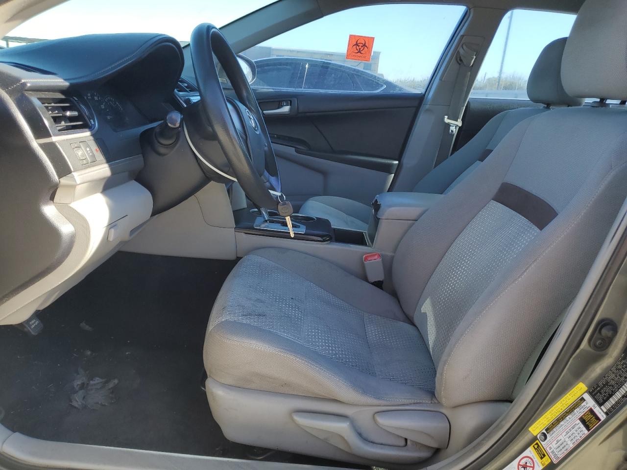 2012 Toyota Camry VIN 4T4BF1FK3CR184550 Copart auction photo, front end / rear end damage thumbnail 7