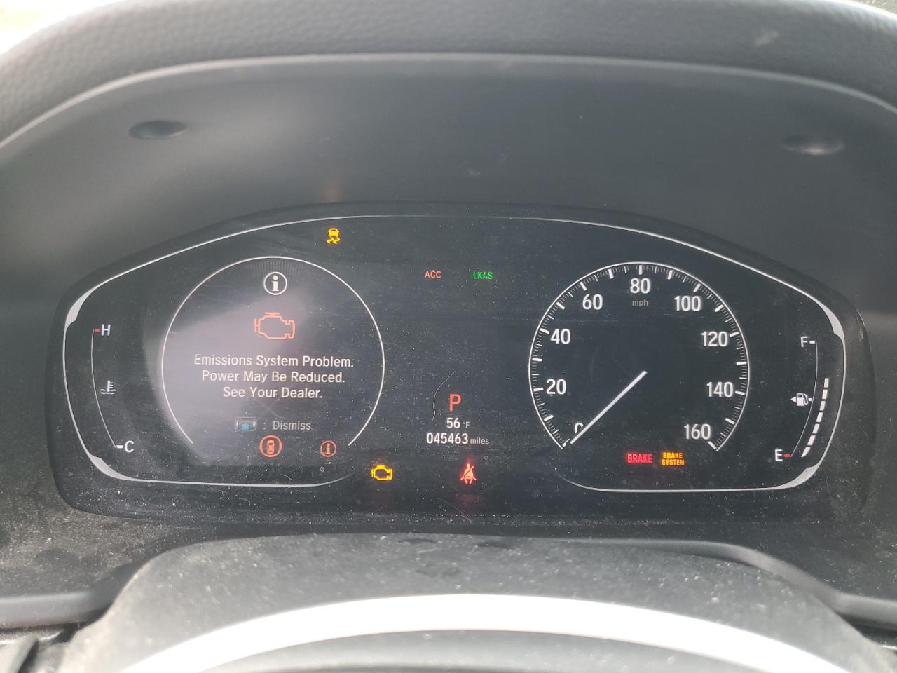 2018 Honda Accord VIN 1HGCV1F33JA175135 Copart auction photo, front end / side damage thumbnail 9