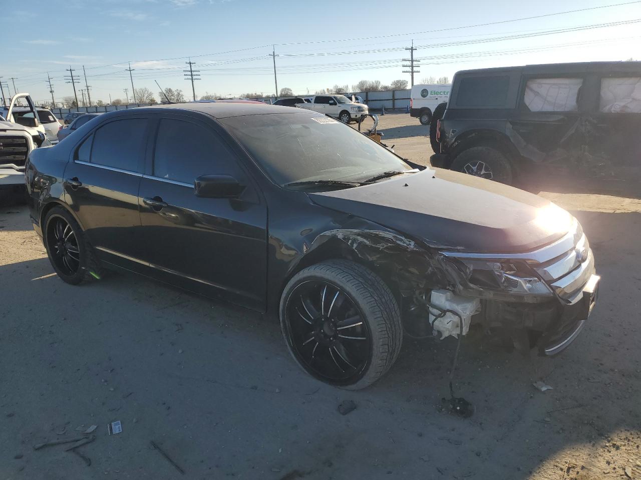 2012 Ford Fusion VIN 3FAHP0HA8CR250348 Copart auction photo, front end damage thumbnail 4