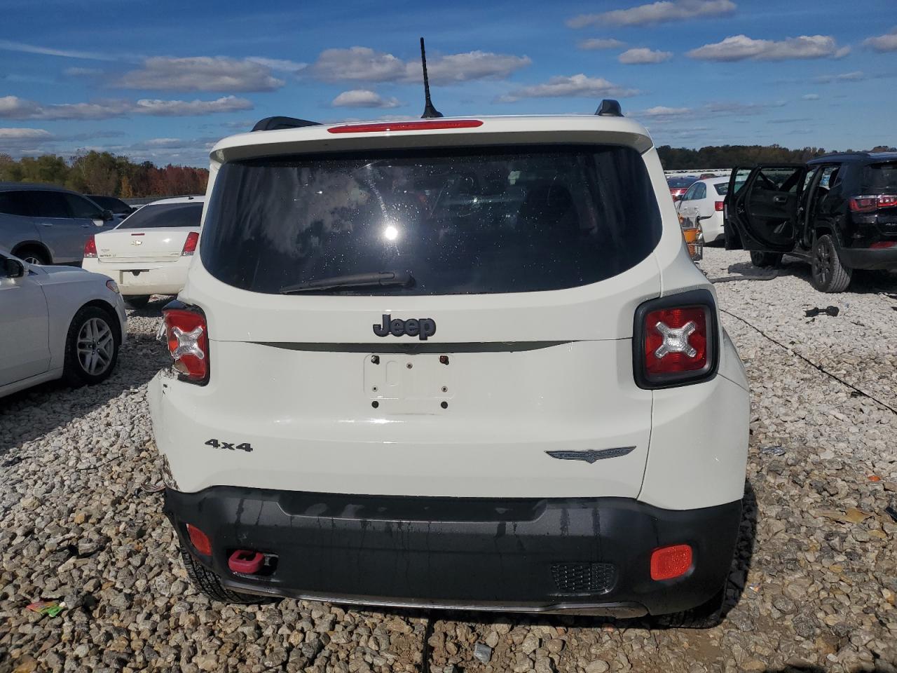 2017 Jeep Renegade VIN ZACCJBCB1HPE73270 Copart auction photo, side / rear end damage thumbnail 6