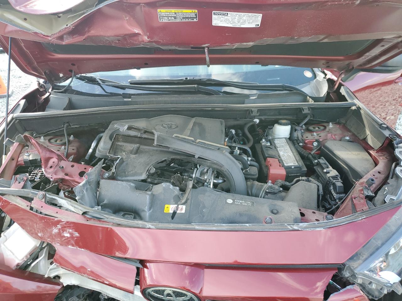 2020 Toyota RAV 4 VIN 2T3H1RFV0LC066718 Copart auction photo, front end damage thumbnail 13