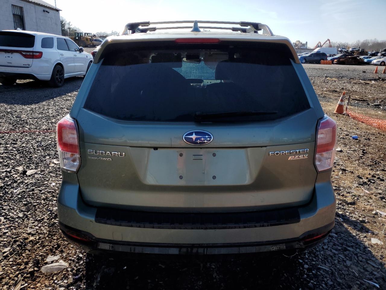 2017 Subaru Forester VIN JF2SJAJC4HH491840 Copart auction photo, front end / side damage thumbnail 6