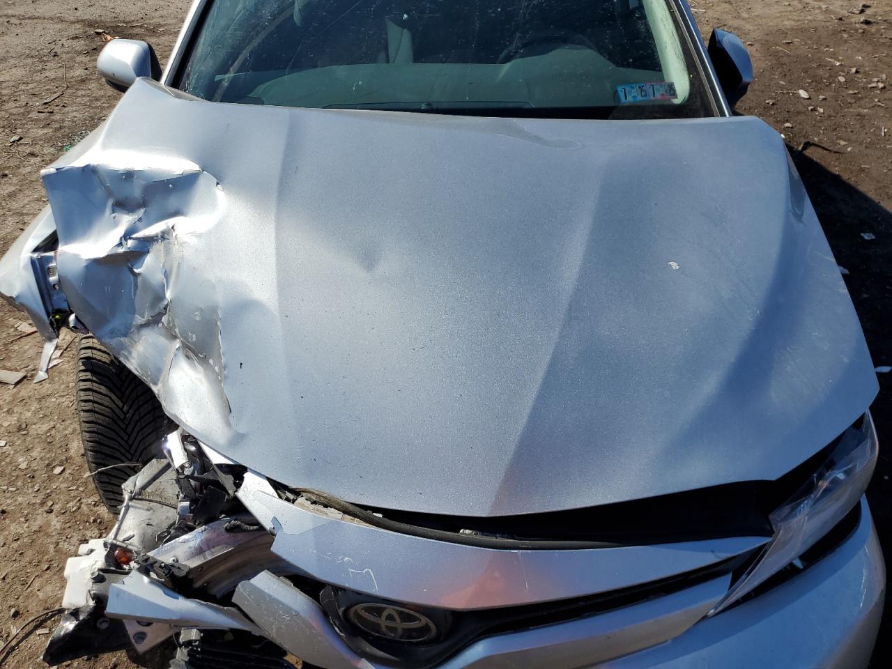 2019 Toyota Camry VIN 4T1B11HK2KU234715 Copart auction photo, front end / side damage thumbnail 13