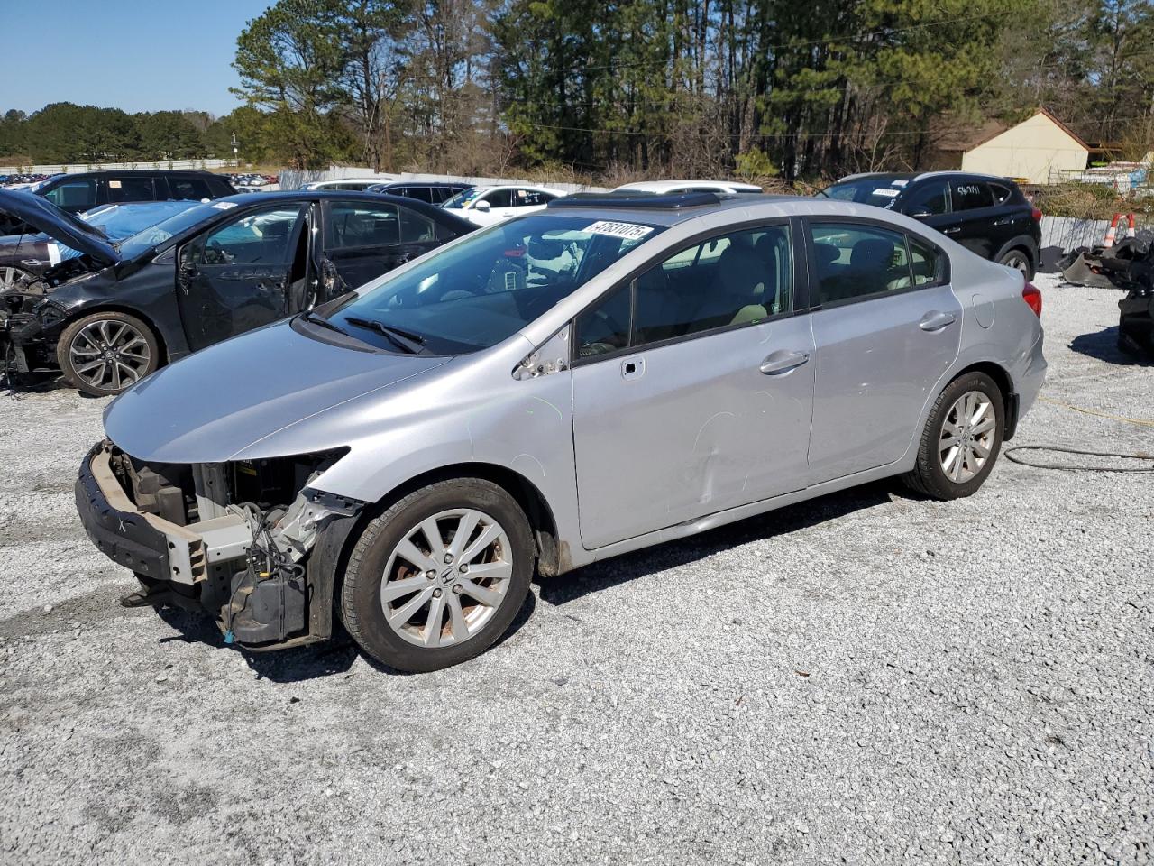 2012 Honda Civic VIN 19XFB2F99CE309239