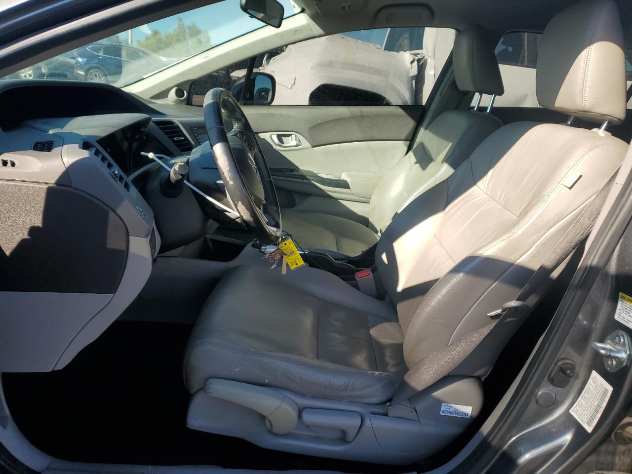 2012 Honda Civic VIN JHMFB4F39CS001099 Copart auction photo, front end damage thumbnail 7