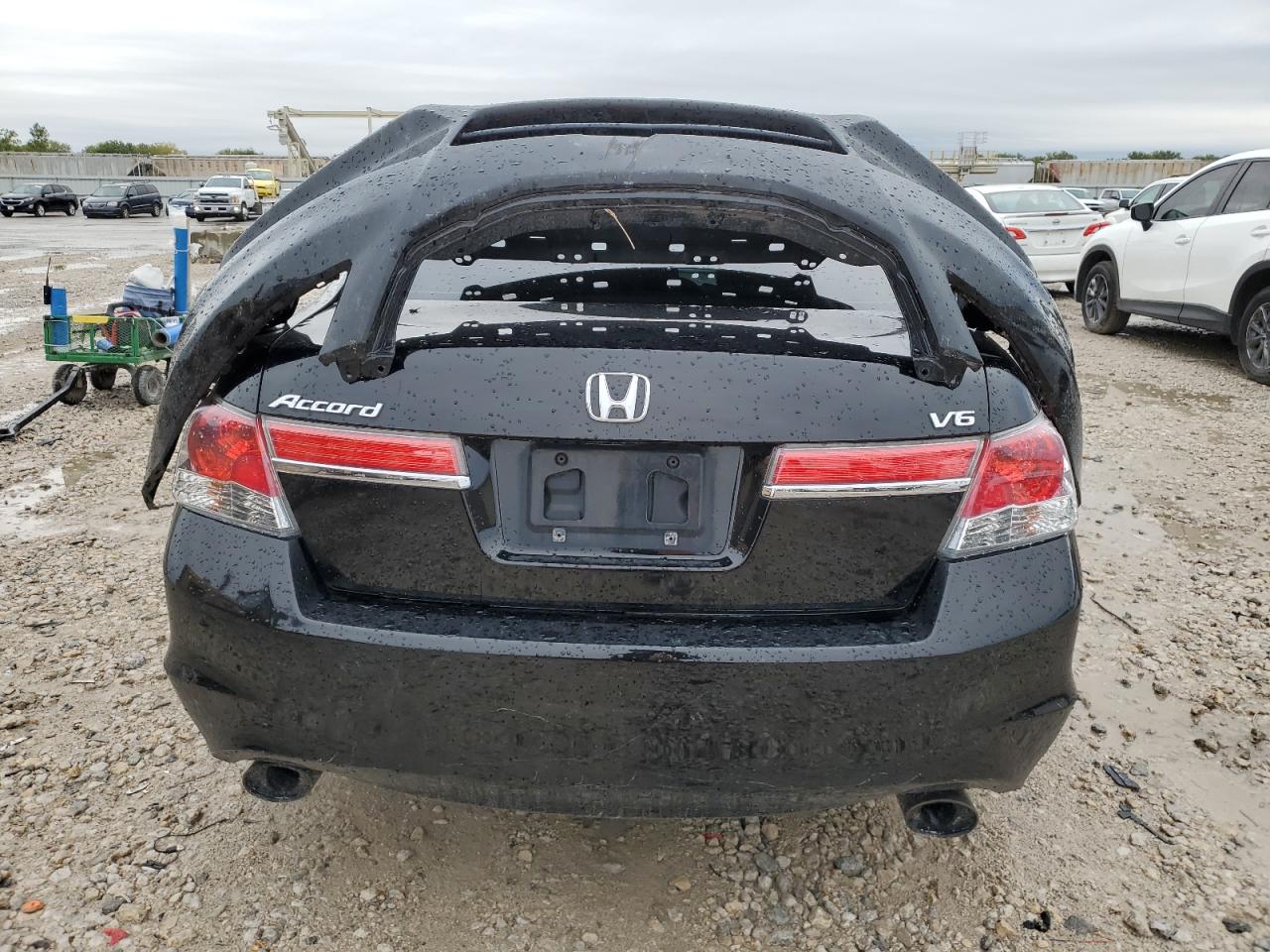 2011 Honda Accord VIN 1HGCP3F80BA008931 Copart auction photo, all over damage thumbnail 6