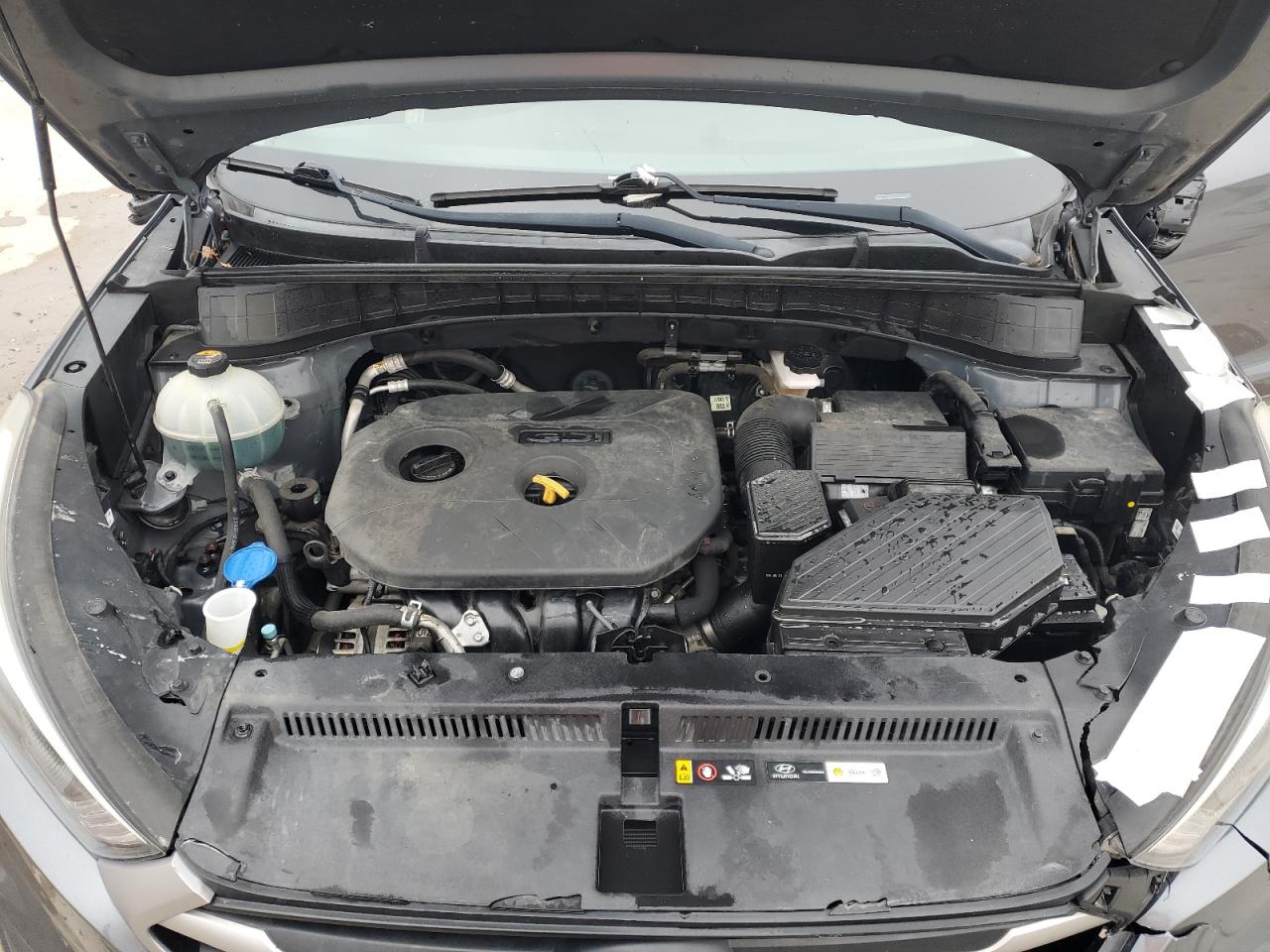 2017 Hyundai Tucson VIN KM8J33A45HU294090 Copart auction photo, rollover damage thumbnail 12