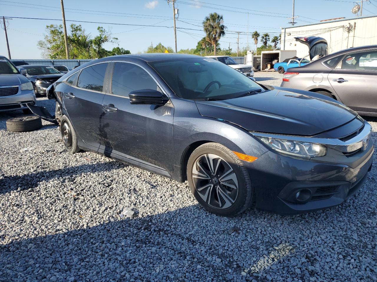2018 Honda Civic VIN 19XFC1F72JE000506 Copart auction photo, rear end damage thumbnail 4