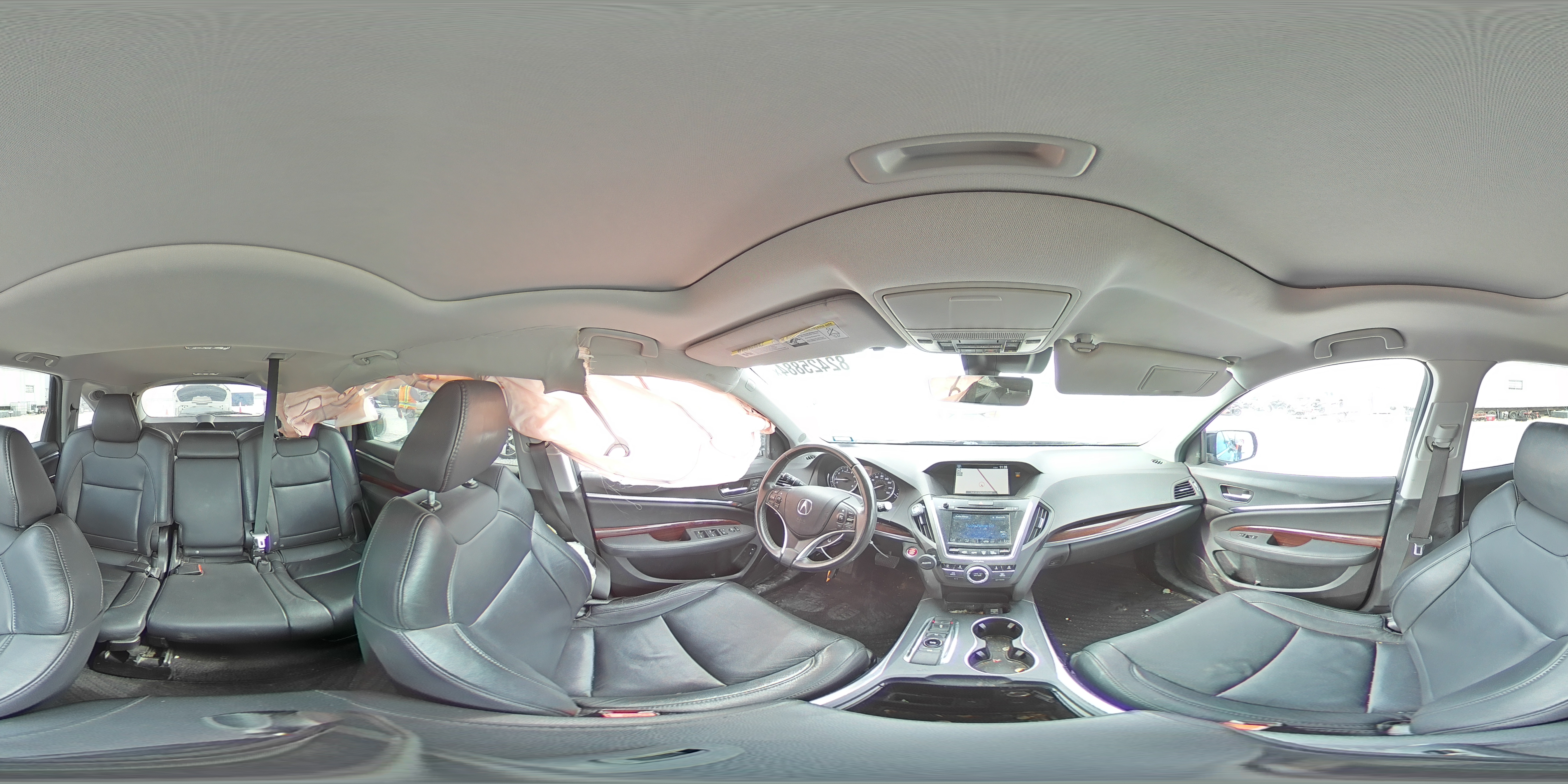 2016 Acura MDX VIN 5FRYD4H42GB009234 Copart auction photo, front end / side damage thumbnail 13