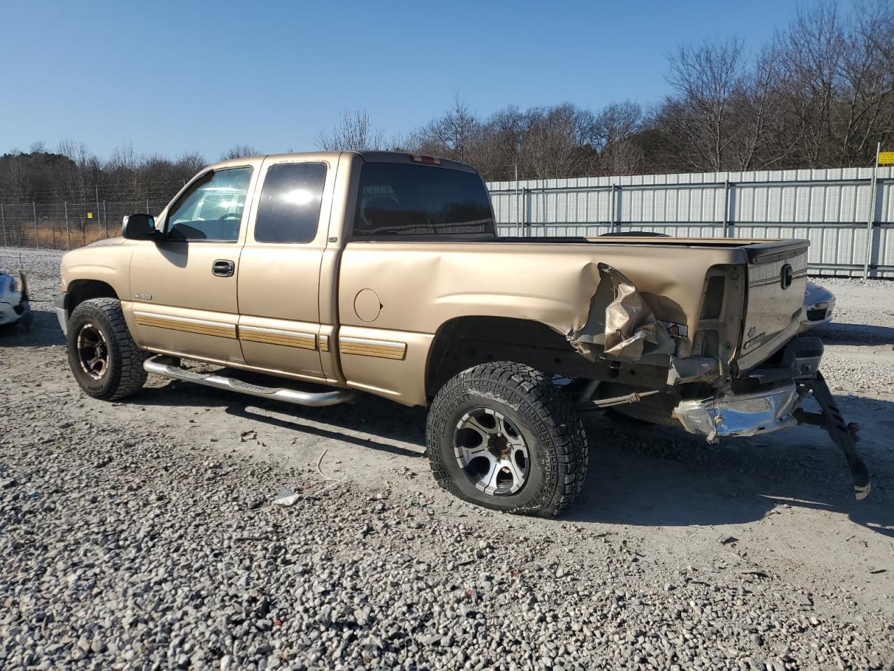 2001 Chevrolet Silverado VIN 1GCEK19T21E195459 Copart auction photo, rear end / undercarriage damage thumbnail 2