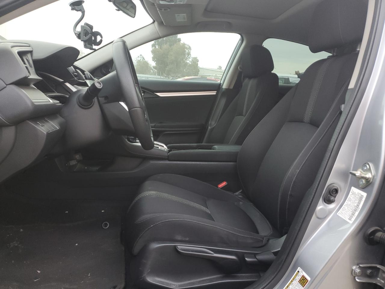 2016 Honda Civic VIN 19XFC1F30GE214495 Copart auction photo, vandalism damage thumbnail 7