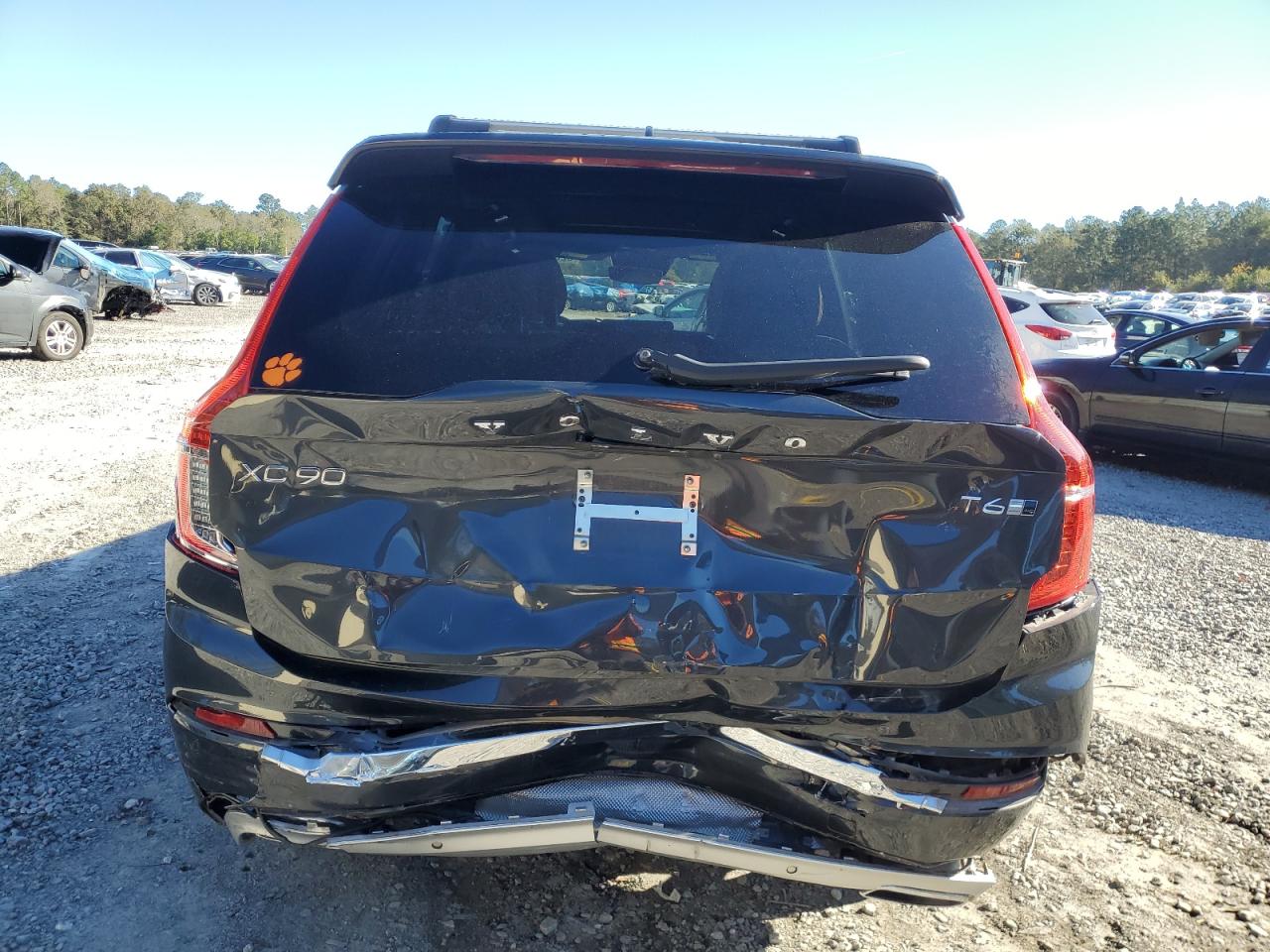 2021 Volvo XC90 VIN YV4A22PL7M1681491 Copart auction photo, rear end / front end damage thumbnail 6