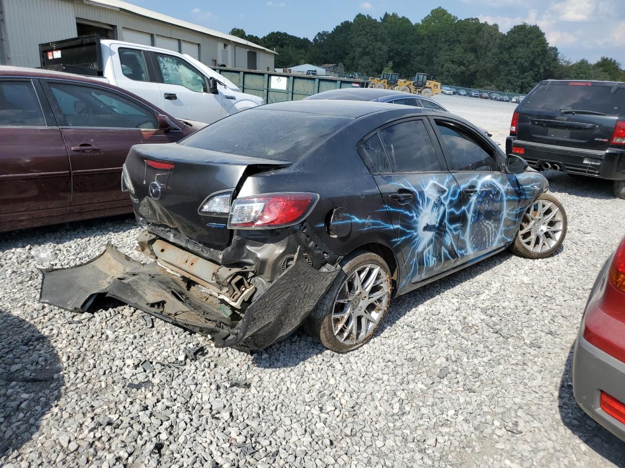 2012 Mazda 3 VIN JM1BL1V76C1621351 Copart auction photo, all over / undercarriage damage thumbnail 3