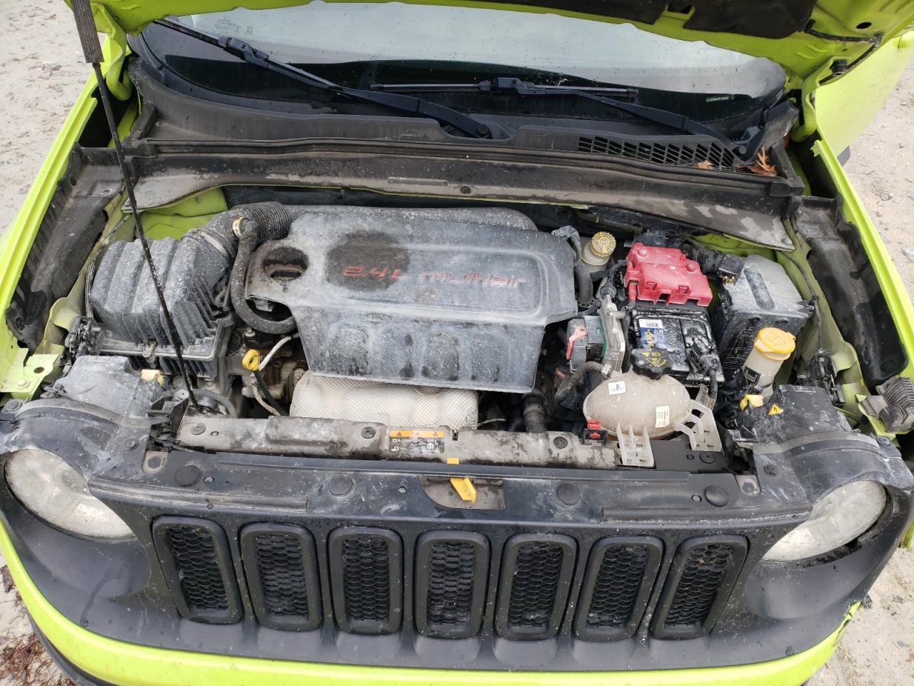 2018 Jeep Renegade VIN ZACCJBBB9JPJ45924 Copart auction photo, front end / side damage thumbnail 13