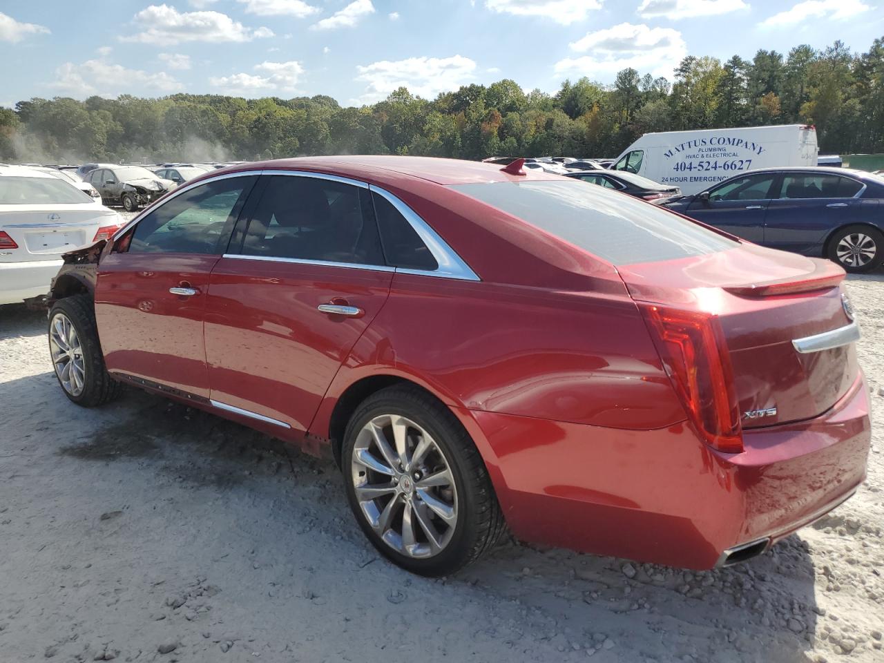 2013 Cadillac XTS VIN 2G61P5S32D9219321 Copart auction photo, front end / side damage thumbnail 2