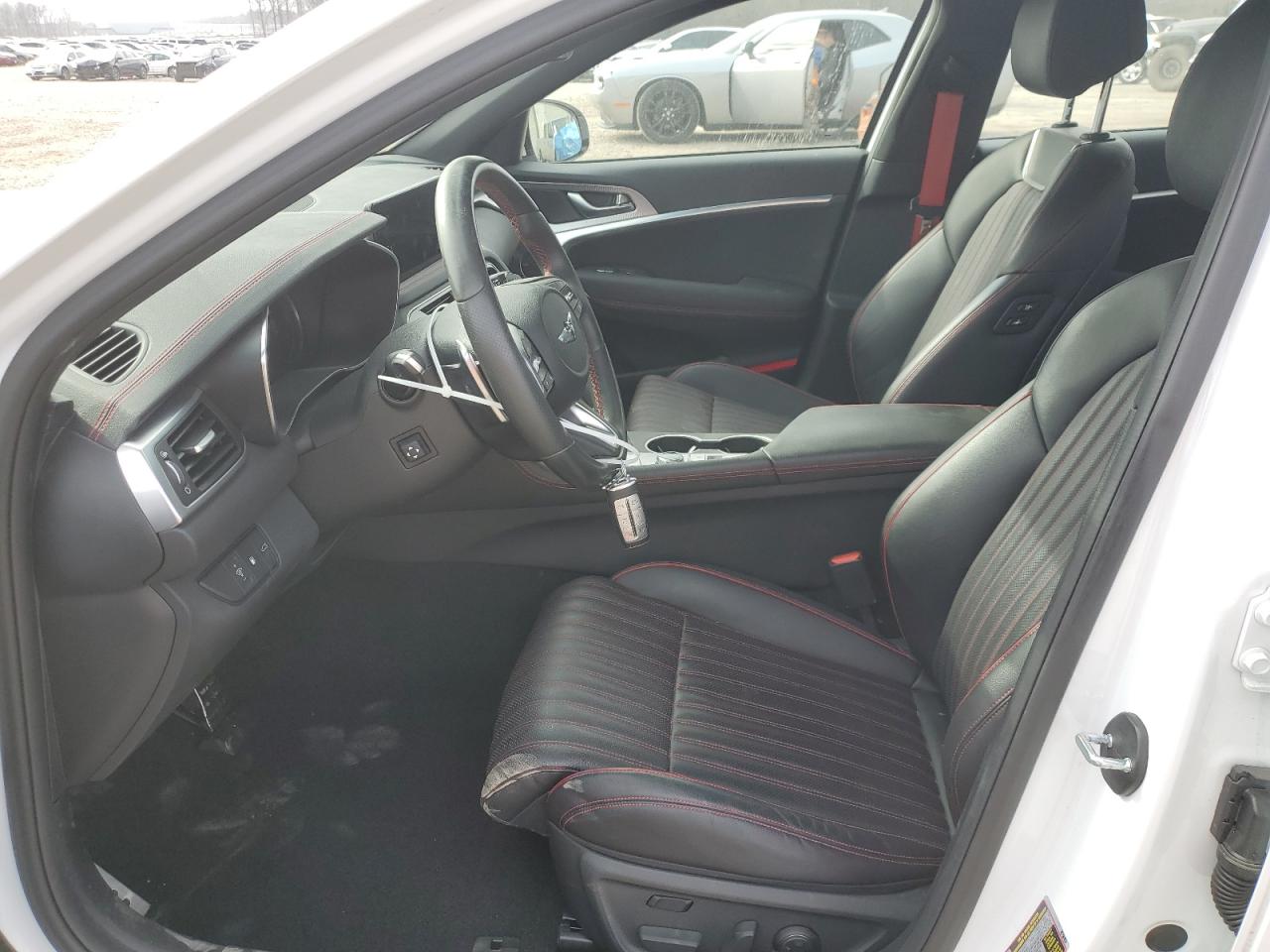 2022 Genesis G70 VIN KMTG54TE3NU081673 Copart auction photo, rear end damage thumbnail 7