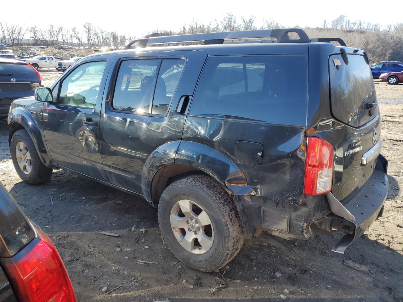 2009 Nissan Pathfinder VIN 5N1AR18B89C606644 Copart auction photo, front end / rear end damage thumbnail 2