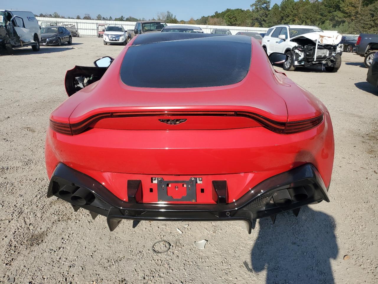 2020 Aston Martin Vantage VIN SCFSMGAWXLGN03122 Copart auction photo, all over damage thumbnail 6