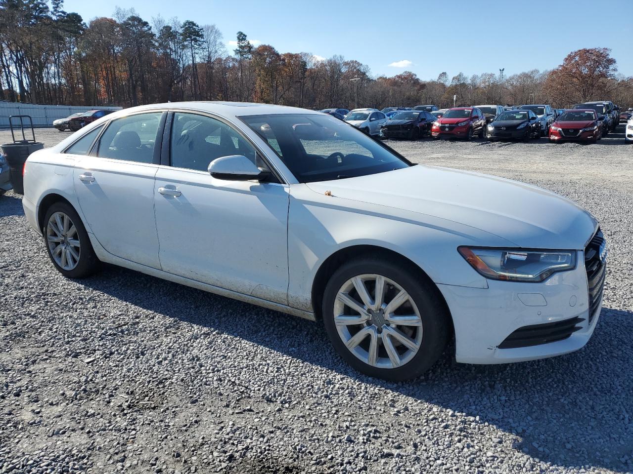 2015 Audi A6 VIN WAUGFAFC8FN030358 Copart auction photo, side / rear end damage thumbnail 4