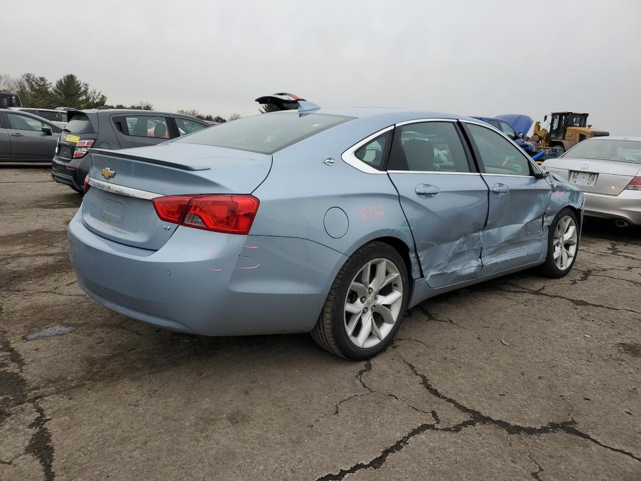 2015 Chevrolet Impala VIN 1G1125S3XFU112348 Copart auction photo, side damage thumbnail 3