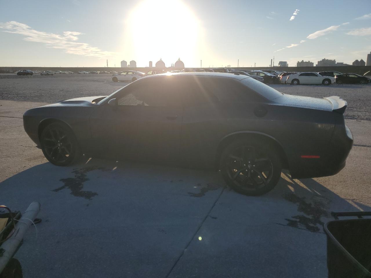 2020 Dodge Challenger VIN 2C3CDZAG7LH174587 Copart auction photo, front end / side damage thumbnail 2