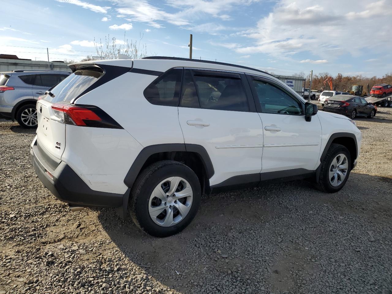 2021 Toyota RAV 4 VIN 2T3F1RFV4MC219142 Copart auction photo, side / rear end damage thumbnail 3