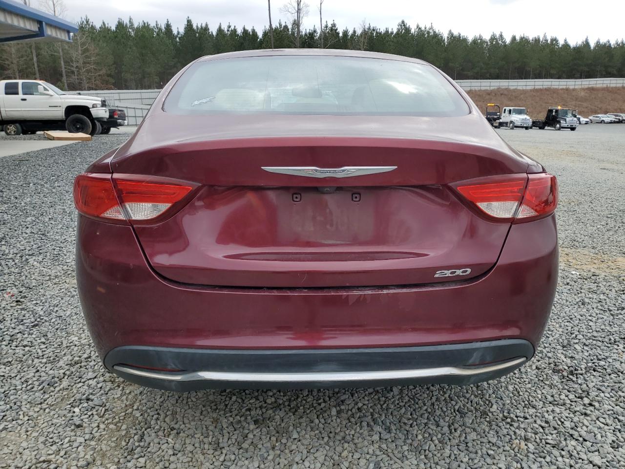2015 Chrysler 200 VIN 1C3CCCABXFN716393 Copart auction photo, all over damage thumbnail 6