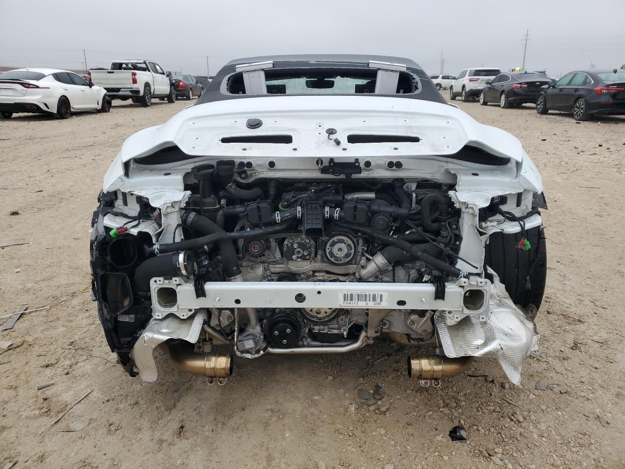 2020 Porsche 911 VIN WP0CB2A99LS263435 Copart auction photo, rear end damage thumbnail 6
