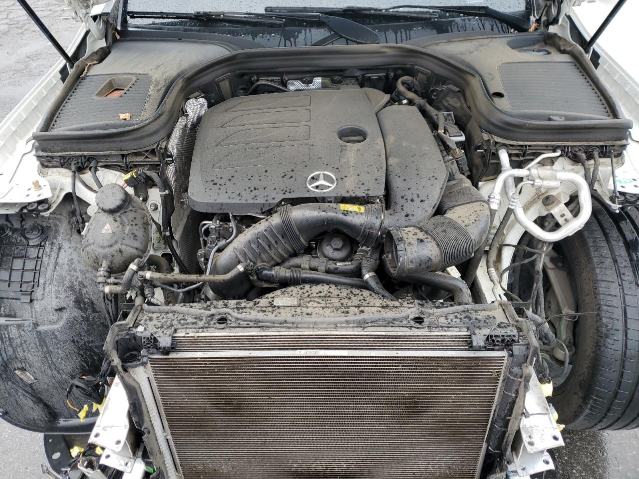2021 Mercedes-Benz GLC VIN W1N0G8DBXMV298032 Copart auction photo, front end / side damage thumbnail 12