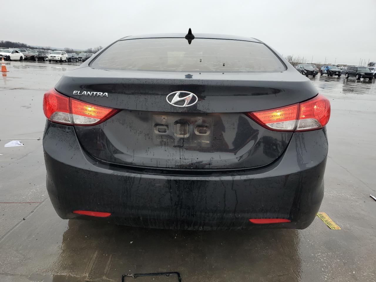 2013 Hyundai Elantra VIN 5NPDH4AE9DH432249 Copart auction photo, hail / front end damage thumbnail 6