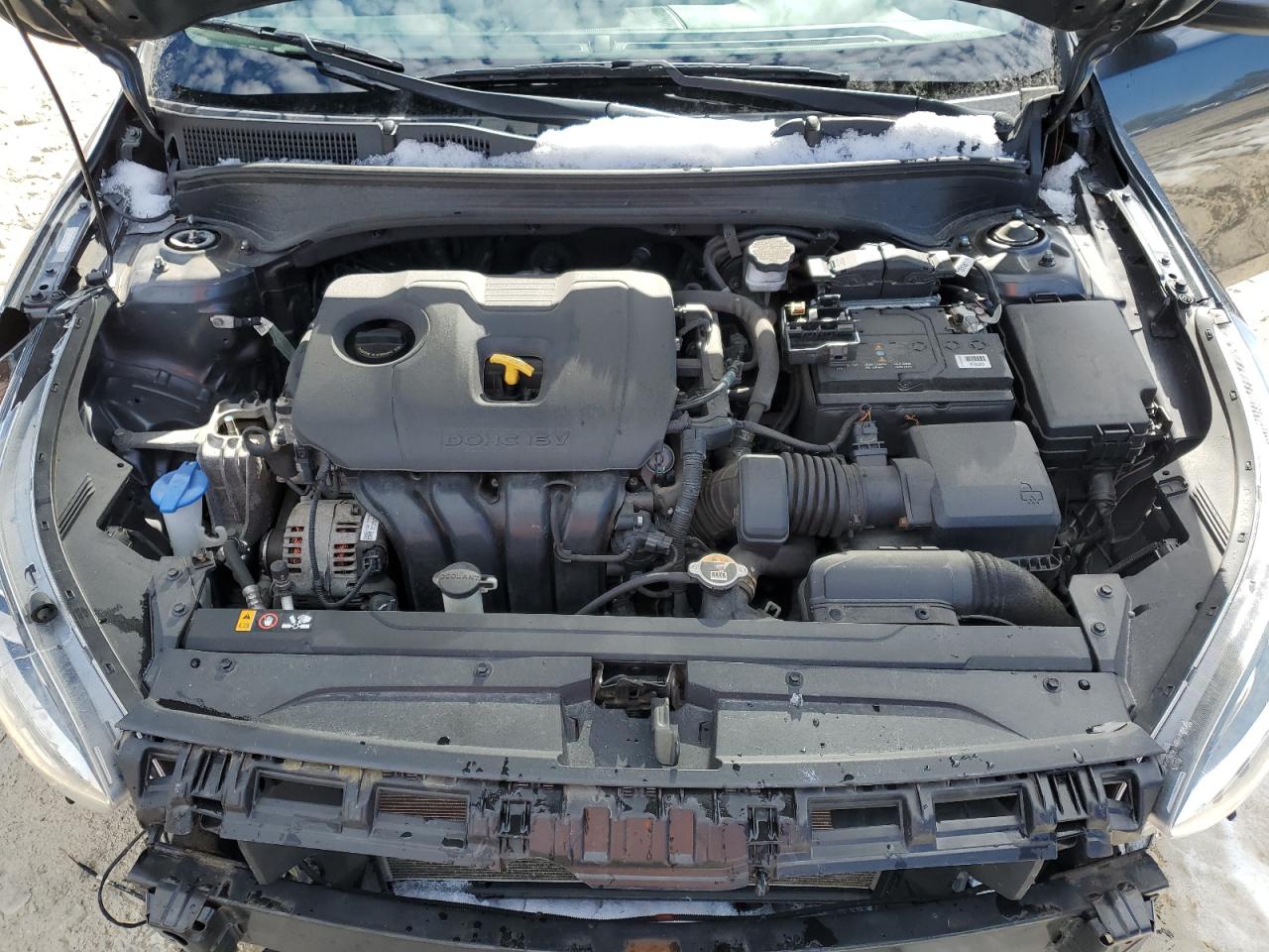 2020 KIA Forte VIN 3KPF24AD8LE210807 Copart auction photo, rear end / front end damage thumbnail 11