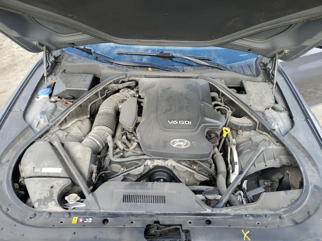 2016 Hyundai Genesis VIN KMHGN4JE5GU138083 Copart auction photo, front end damage thumbnail 11
