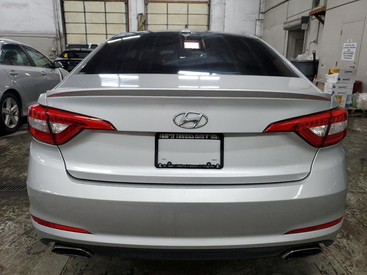 2016 Hyundai Sonata VIN 5NPE34AF7GH274350 Copart auction photo, front end damage thumbnail 6