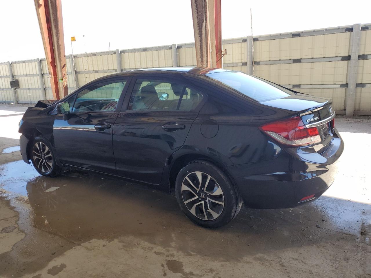 2015 Honda Civic VIN 19XFB2F81FE054789 Copart auction photo, front end damage thumbnail 2
