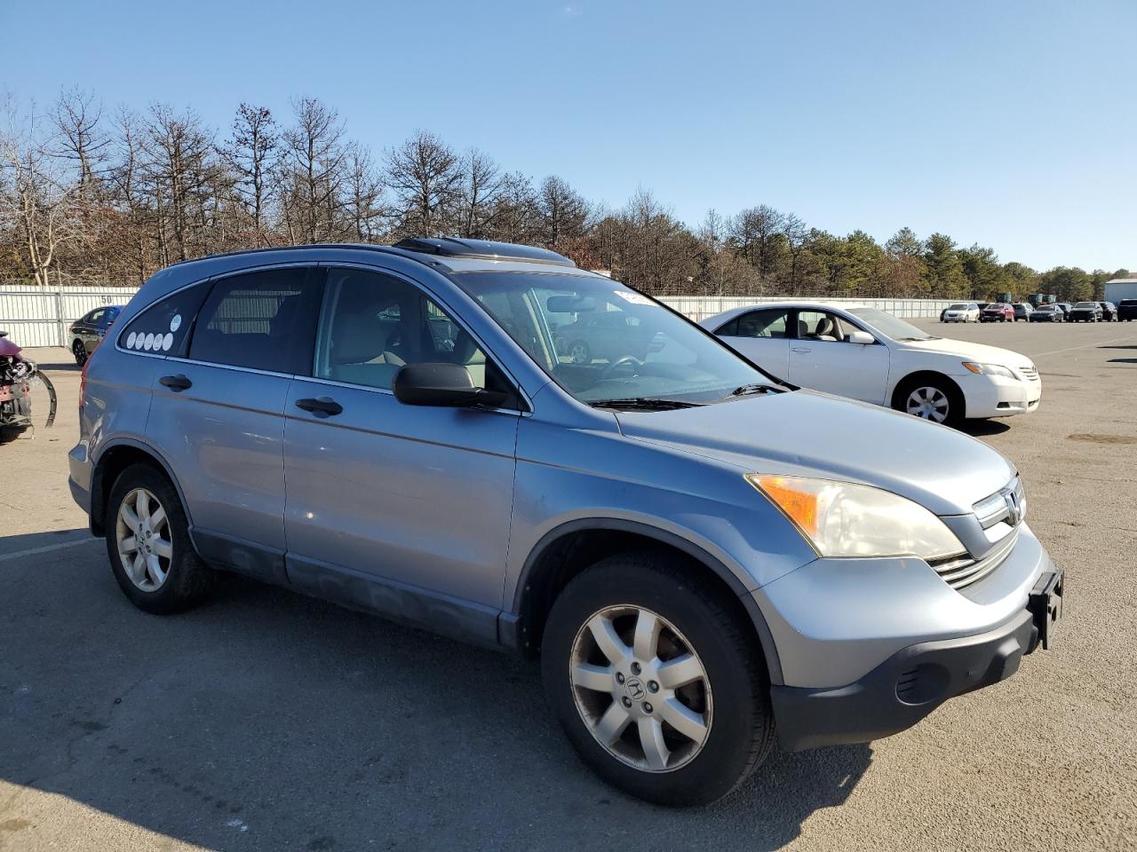 2007 Honda CR-V VIN JHLRE48567C022676 Copart auction photo, normal wear damage thumbnail 4
