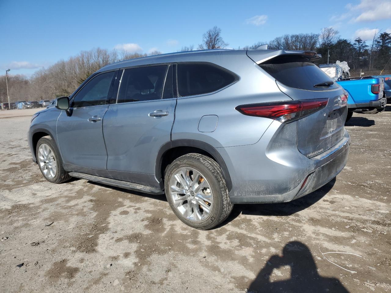 2021 Toyota Highlander VIN 5TDYZRAHXMS054961 Copart auction photo, side damage thumbnail 2