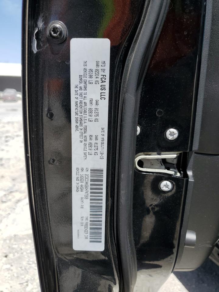 2019 Chrysler 300 VIN 2C3CCAAG6KH747269 Copart auction photo, rear end / front end damage thumbnail 15