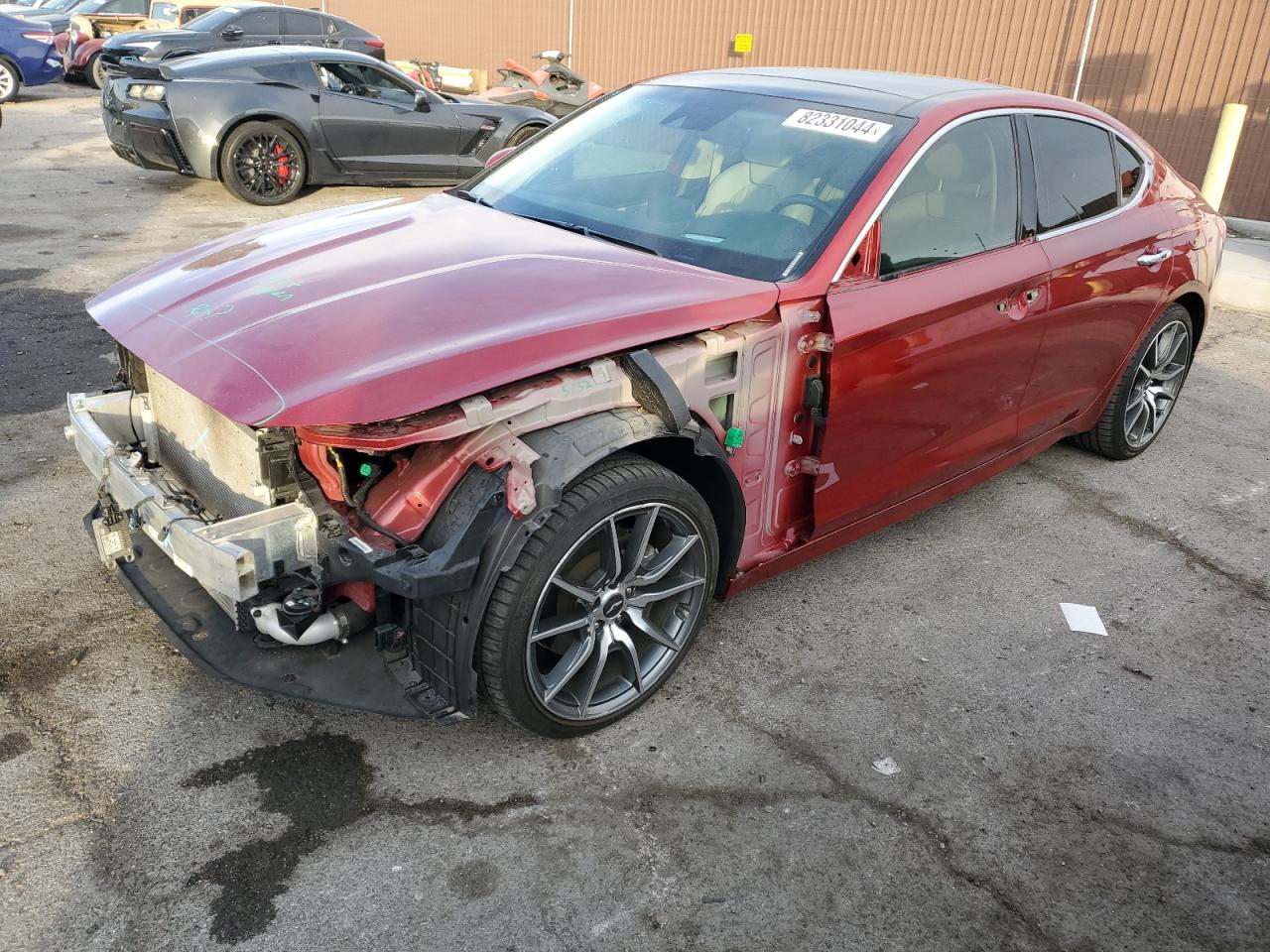 2019 Genesis G70 VIN KMTG44LA0KU031664
