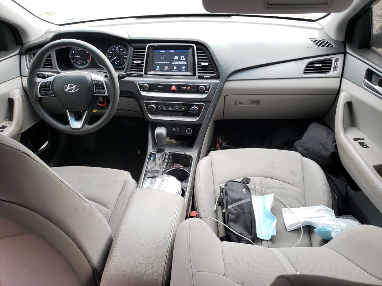 2019 Hyundai Sonata VIN 5NPE24AFXKH800823 Copart auction photo, vandalism / side damage thumbnail 8
