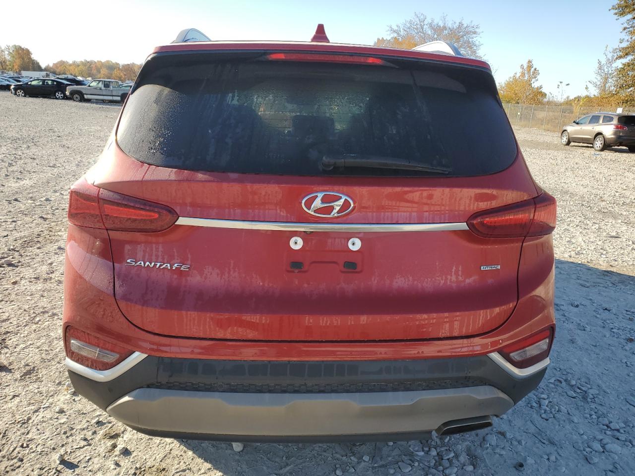 2019 Hyundai Santa Fe VIN 5NMS5CAD6KH068464 Copart auction photo, front end / minor dent/scratches damage thumbnail 6