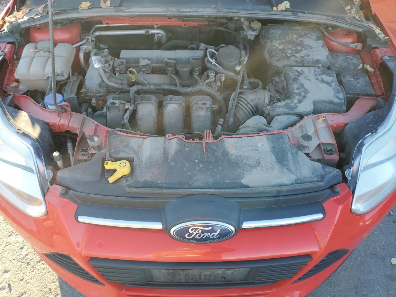 2014 Ford Focus VIN 1FADP3F20EL358671 Copart auction photo, rear end damage thumbnail 11