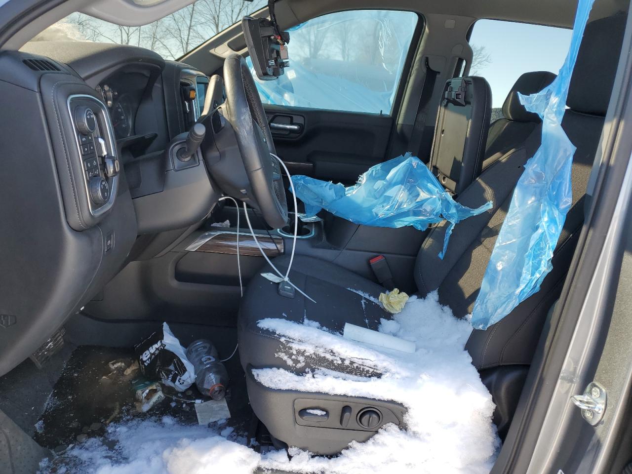 2021 Chevrolet Silverado VIN 1GCUYEEL0MZ447102 Copart auction photo, all over damage thumbnail 7
