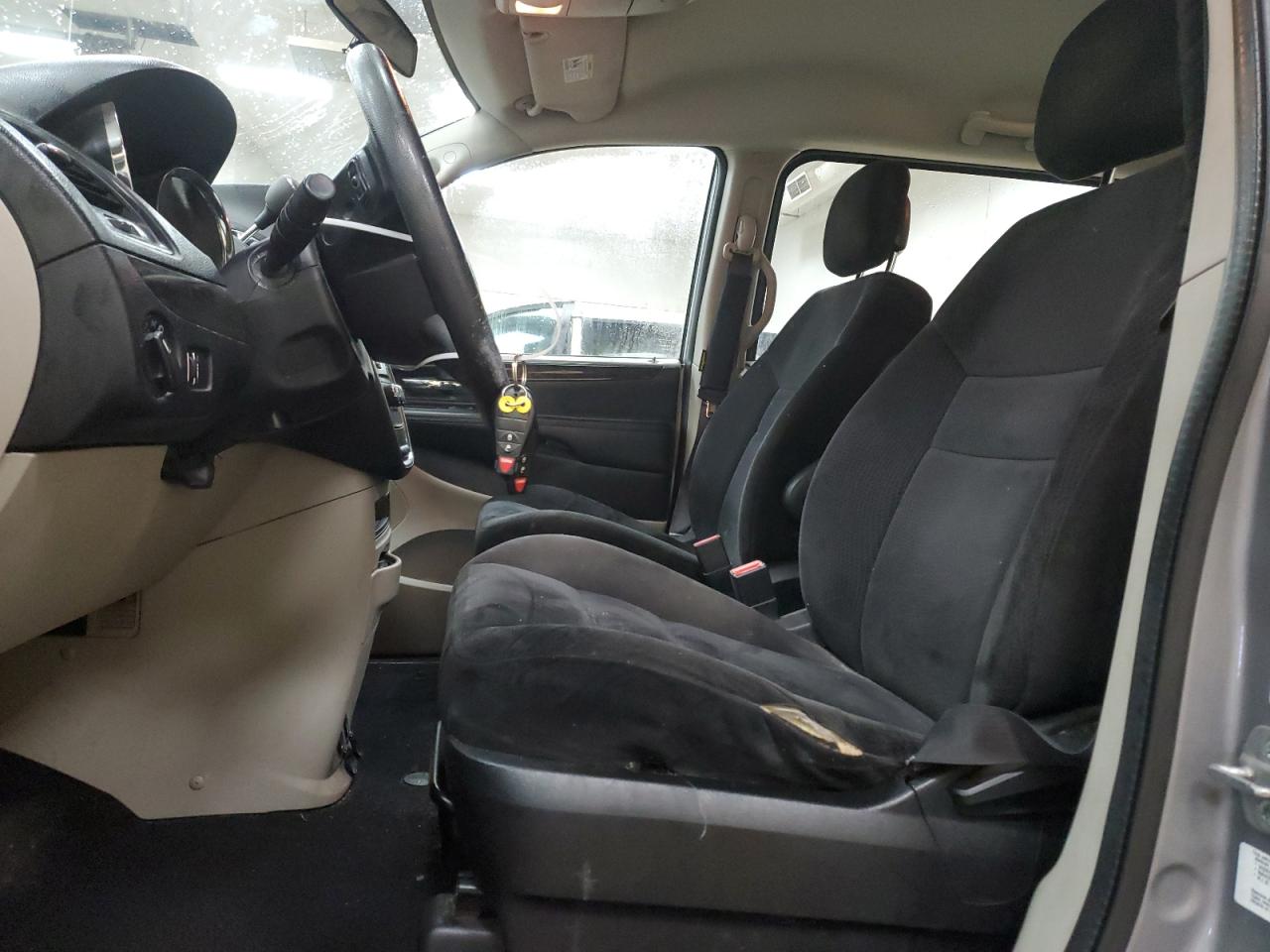 2014 Dodge Caravan VIN 2C4RDGBG7ER406000 Copart auction photo, front end / side damage thumbnail 7