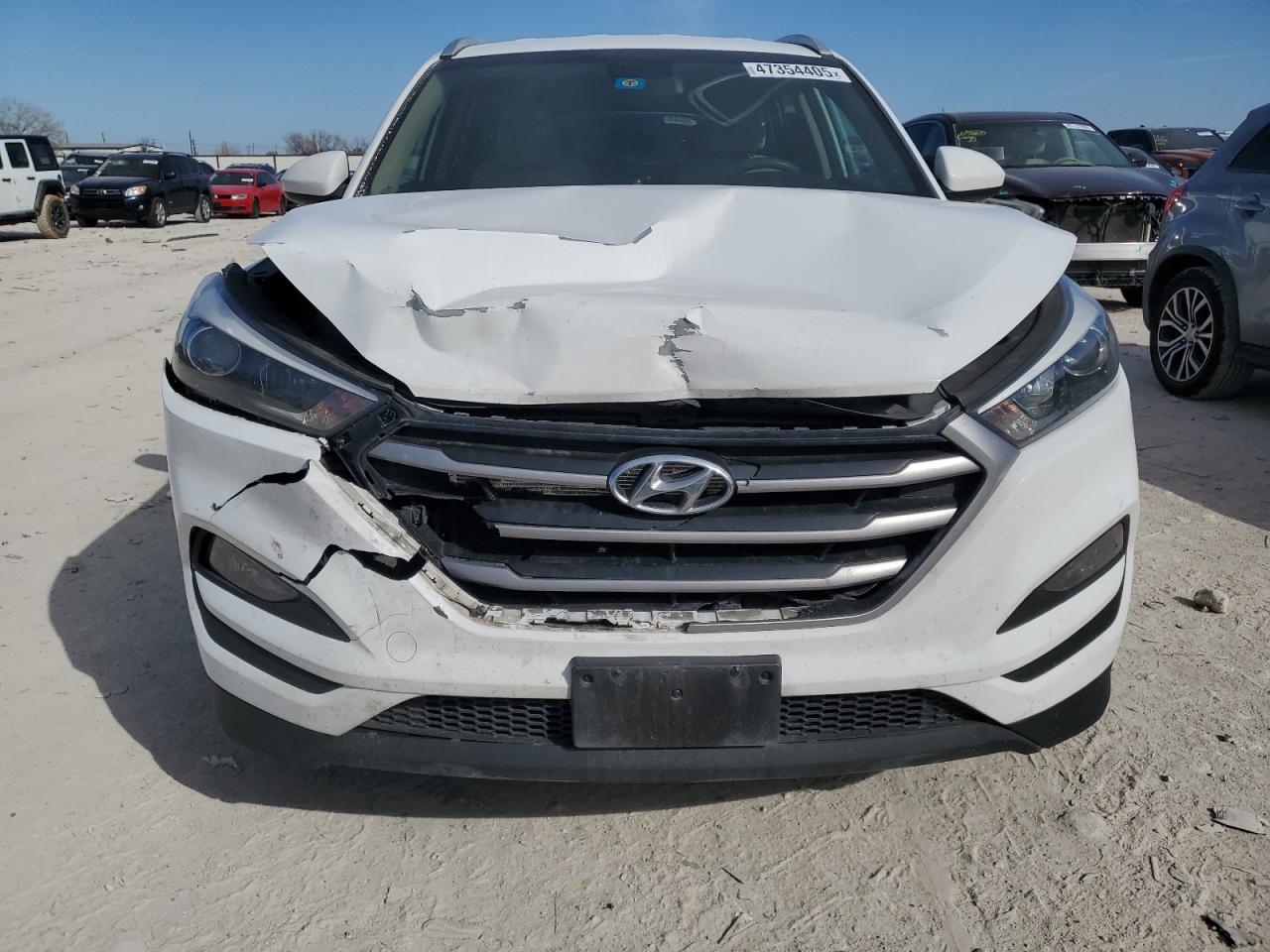 2018 Hyundai Tucson VIN KM8J33A43JU684692 Copart auction photo, front end damage thumbnail 5