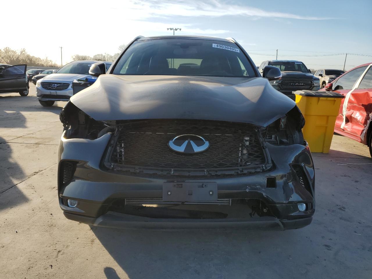 2021 Infiniti QX50 VIN 3PCAJ5BA6MF124690 Copart auction photo, front end damage thumbnail 5