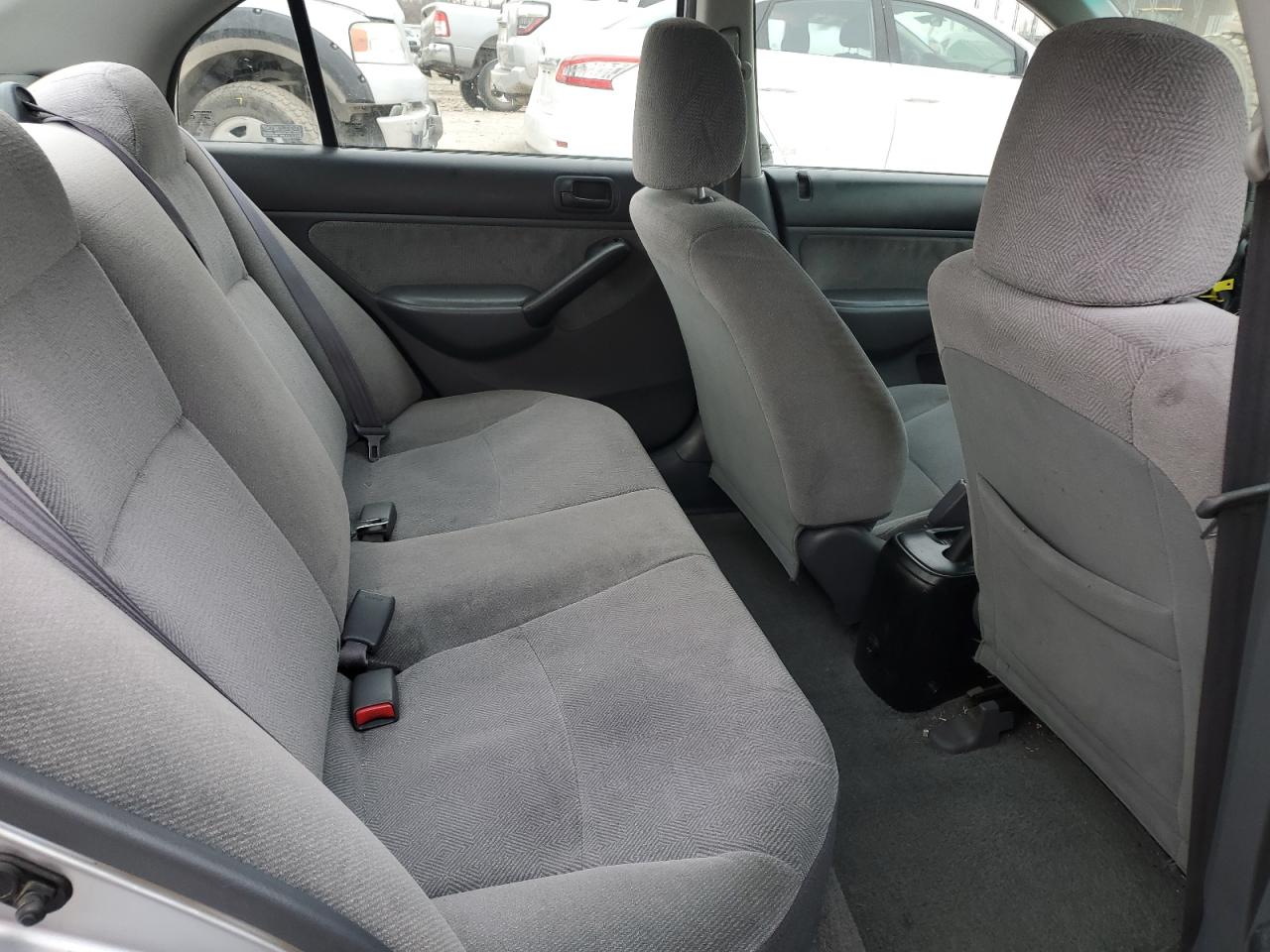 2001 Honda Civic VIN 1HGES155X1L046009 Copart auction photo, rear end damage thumbnail 10
