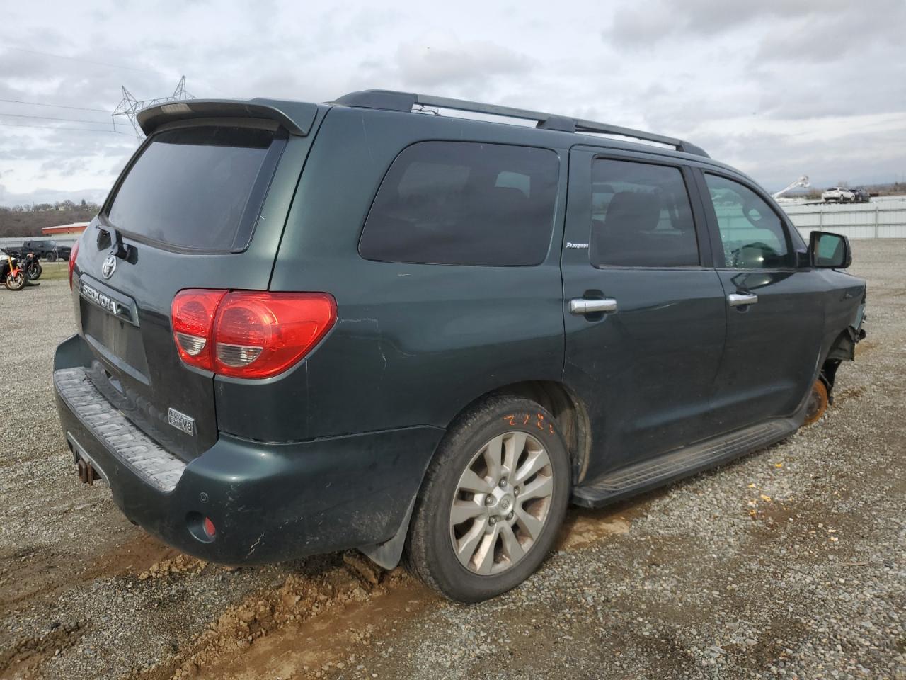 2008 Toyota Sequoia VIN 5TDBY67A08S003220 Copart auction photo, front end damage thumbnail 3