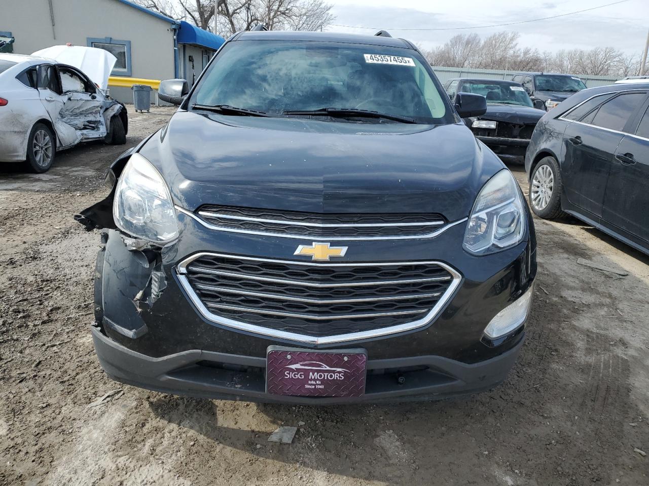 2017 Chevrolet Equinox VIN 2GNALCEK6H6225377 Copart auction photo, front end damage thumbnail 5